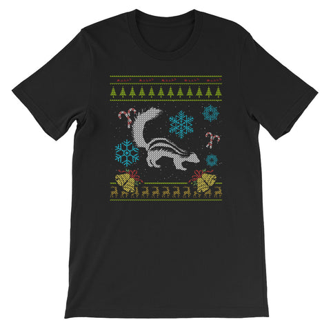 Pet Skunk Christmas Sweater Design Skunks As Pets Design