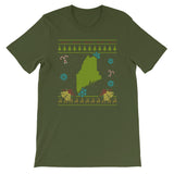 Maine Christmas Ugly Sweater Design