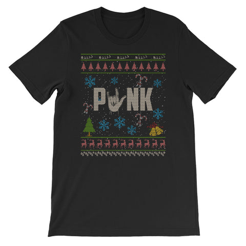 Punk Rock Christmas Ugly Design Punk Design