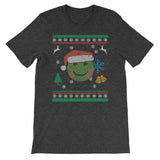 Funny Smiling Santa Emoticon Ugly Christmas Sweater Design