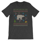 Bear Hunting Christmas Ugly Design Bear Hunter Design