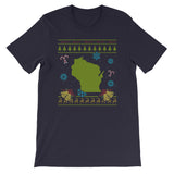 Wisconsin Christmas Ugly Sweater Design