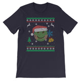 Funny Smiling Santa Emoticon Ugly Christmas Sweater Design