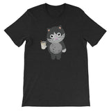 Funny Cat Drinking Eggnog Cat Lover