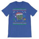 Funny Smiling Santa Emoticon Ugly Christmas Sweater Design