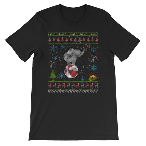 Circus Elephant Carnival Christmas Ugly Design