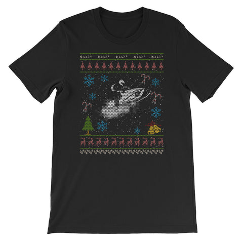 Snowmobile Christmas Ugly ShirDesign