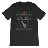 All I Want For Christmas Is A Giraffe Vet Tech Veterinarian