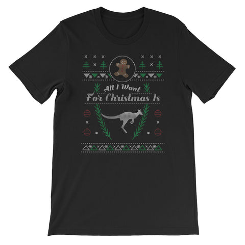 Pet Wallaby Christmas Ugly Design