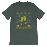 Christmas Wine Champagne Christmas Sweater Ugly Design