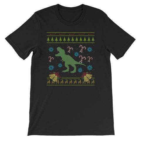 Dinosaur Christmas Ugly Design T Rex Christmas Sweater Design