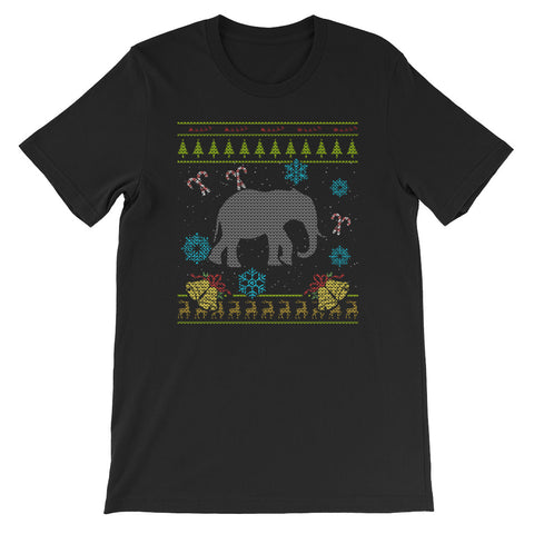 Elephant Christmas Ugly Design Sweater Ugly Design