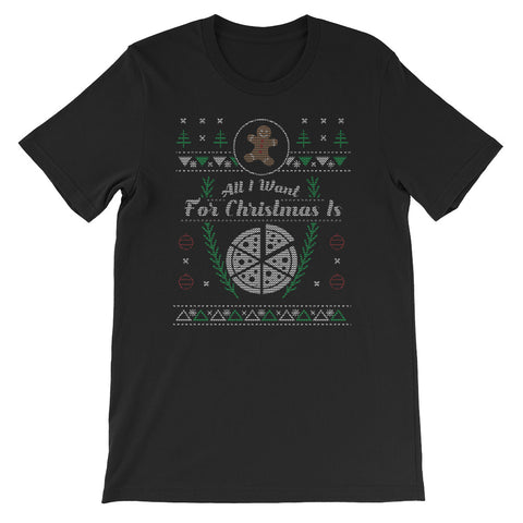 Pizza Christmas Ugly Funny Pizza Design