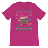 Funny Smiling Santa Emoticon Ugly Christmas Sweater Design