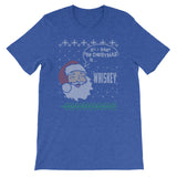 Whiskey Ugly Sweater Design For Christmas I Want Whiskey