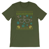 Geeky Christmas Ugly Sweater Nerd Bookworm Funny