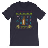 Drinking Ugly Christmas Sweater Design Bourbon