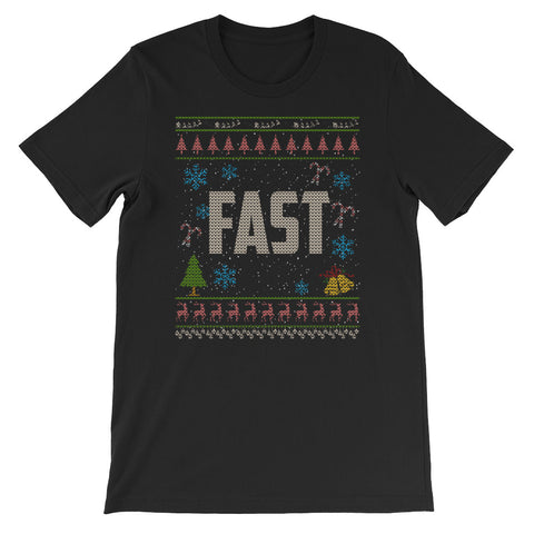 Drag Racing Design Christmas Ugly Design Fast Drag Race