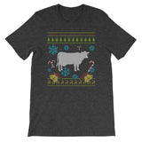 Pet Cow Mini Cow Ugly Christmas Sweater Design