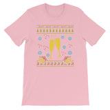 Christmas Wine Champagne Christmas Sweater Ugly Design