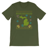 Michigan Christmas Ugly Sweater Design
