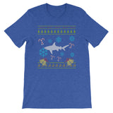 Funny Christmas Sweater Design Shark Christmas Sweater