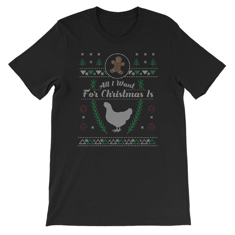 Pet Chickens Christmas Ugly Design