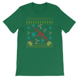 Gun Christmas Ugly Sweater Design Military Veteran Design