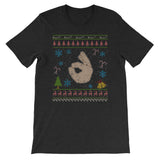 Ok Hand Sign Emoticon Icon Happy Christmas Ugly Design