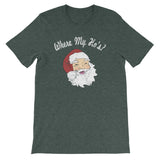 Where My Hos Christmas Funny Santa Claus Design