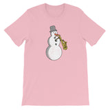 Funny Christmas Music Snowman Saxophone Player Saxophonist