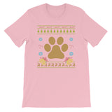 Animal Dog Pawprint Christmas Ugly Sweater Design