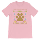 Animal Dog Pawprint Christmas Ugly Sweater Design