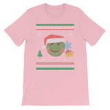 Funny Smiling Santa Emoticon Ugly Christmas Sweater Design