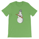 Funny Christmas Music Snowman Keyboard Player Piano Pianist