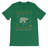 Bear Hunting Christmas Ugly Design Bear Hunter Design
