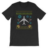 Airplane Pilot Christmas Sweater Design