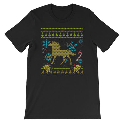 Cutting Horse Design Big Ugly Christmas Horse Lover