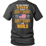 My Sister-In-Law Deputy Sheriff (backside design)