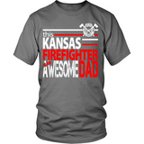 Awesome Kansas Firefighter Dad - Shoppzee