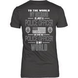 Husband Police Officer (backside design only)