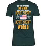 Father Sheriff Deputy (backside design only) - Shoppzee