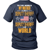 Mother Deputy Sheriff (backside design only)