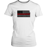 Kansas Firefighter Thin Red Line