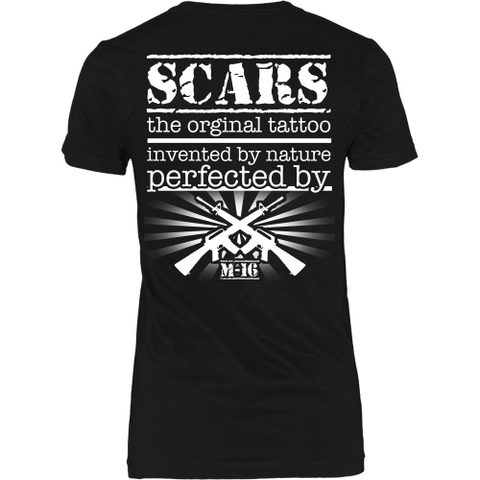 SCARS-Distressed Mix Back