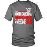 Awesome North Carolina Firefighter Dad - Shoppzee