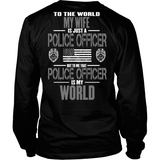 Wife Police Officer (backside design) - Shoppzee