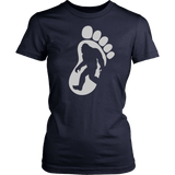 Bigfoot and a Big Foot on Front of Shirt - Shoppzee