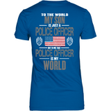 My Son The Police Officer (backside design only)