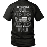 Dad Police Officer (backside design only) - Shoppzee